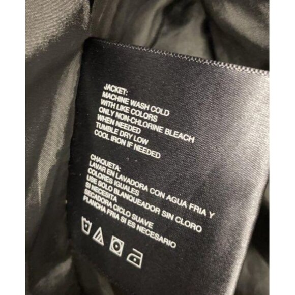 Kenneth Cole Reaction Black Quilted Puffer Coat With Hood Womens XL - Picture 4 of 5